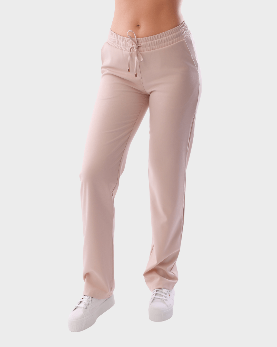 Scrub trousers Sophia - Sand Beige